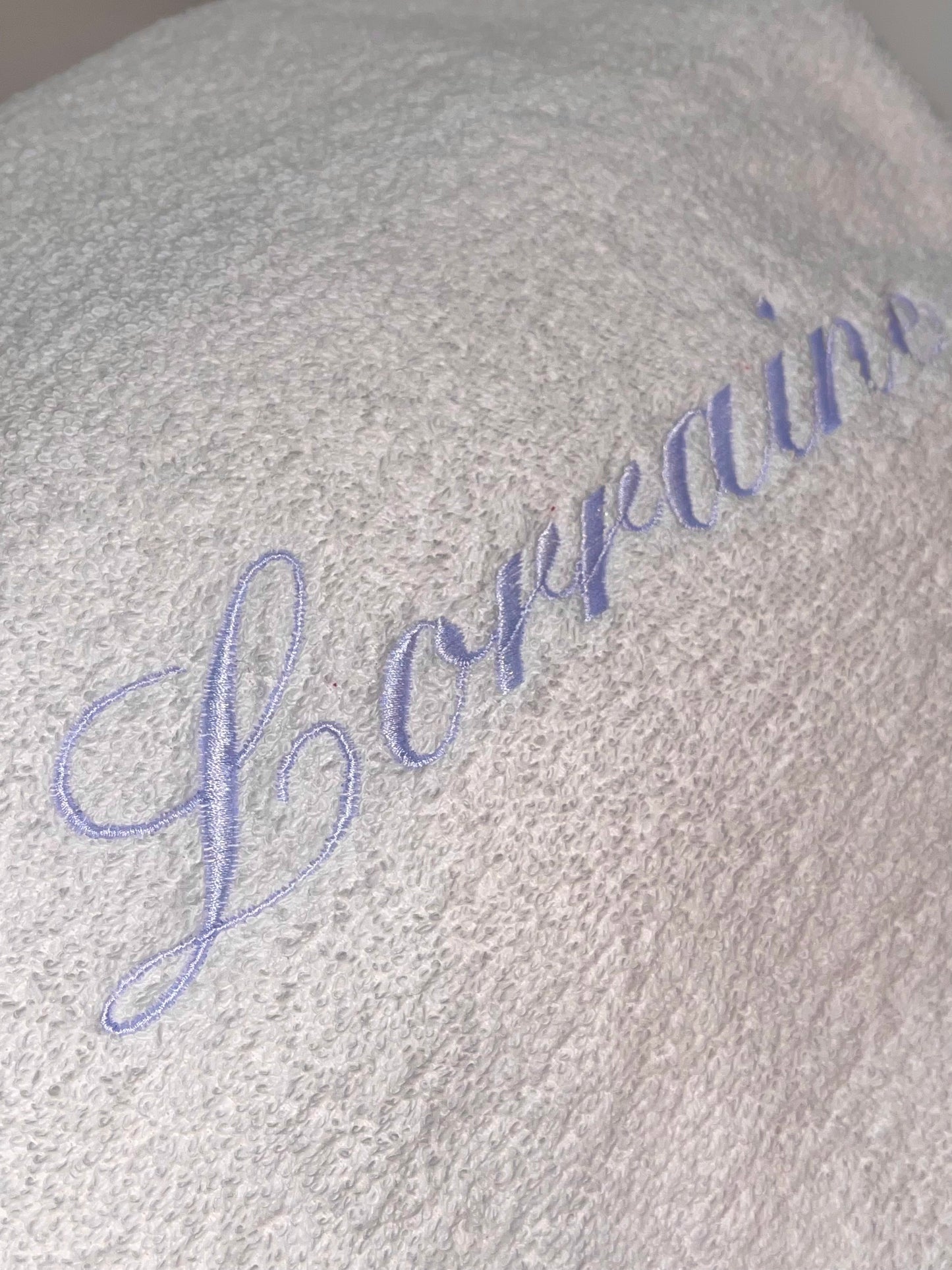 Beach Towel with Embroidered Name